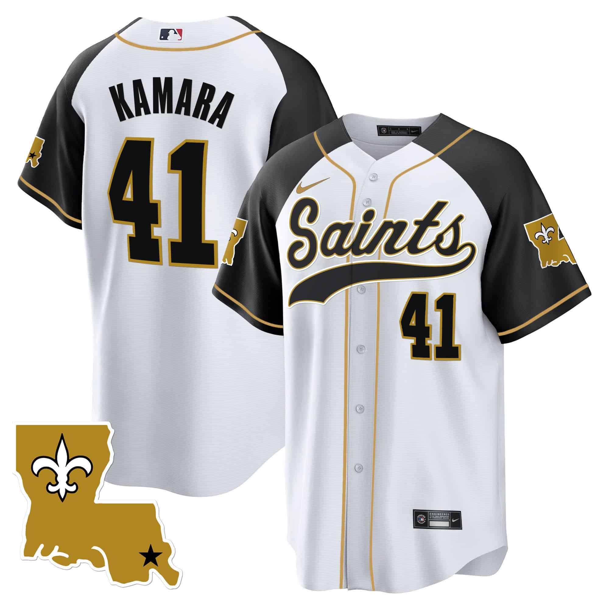 Men New Orleans Saints #41 Kamara White 2024 Nike 1987 Legacy Cool Base NFL Jersey style 1->indianapolis colts->NFL Jersey